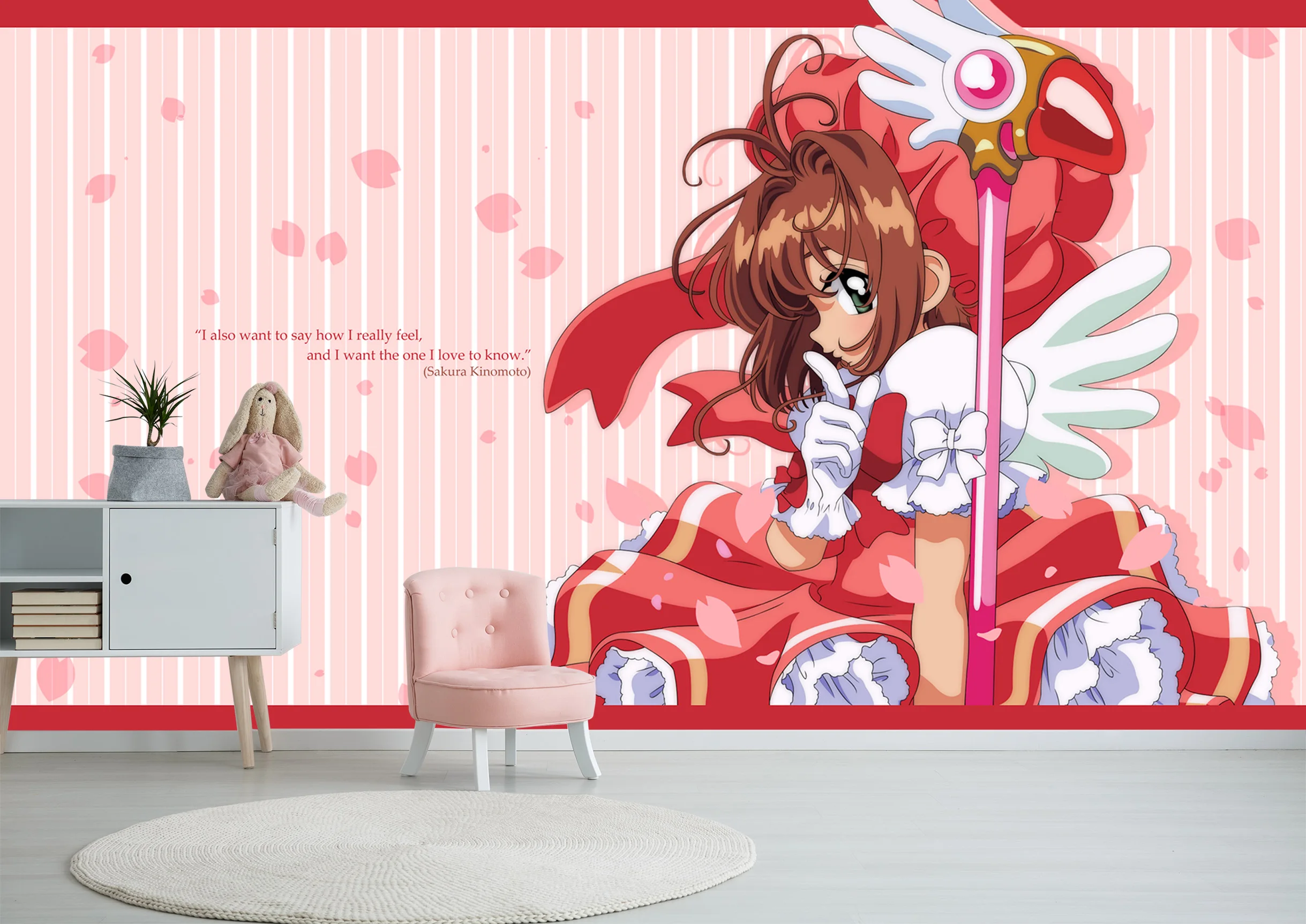 [Самоклеющиеся] 3D Cardcaptor Sakura 001254 Япония Аниме настенная бумага настенная печать настенные наклейки