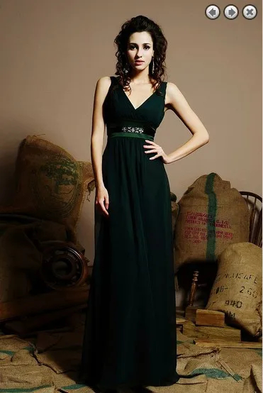 Same as picture Robe de soiree,, вечернее платье, новинка, сексуальное платье для невесты, длинный пояс, v-образный вырез, простые платья для подружек невесты - Цвет: Same as picture