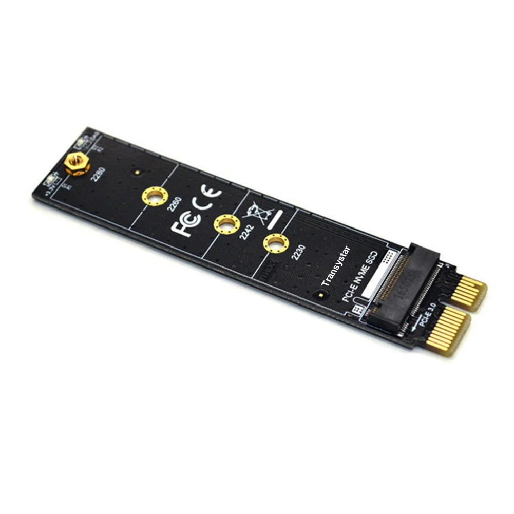 내부 확장 어댑터 카드 PCIE-M2 어댑터 NVMe SSD PCI-E M 키 커넥터 지원 2230/2242/2260/2280