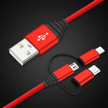 3 в 1 mi cro USB кабель для Xiaomi mi 9 samsung S10 9 8 huawei зарядное устройство для Android мобильного телефона type C зарядный кабель