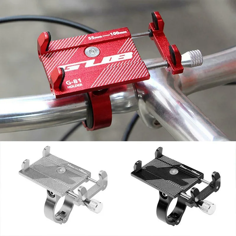 Aluminum Alloy Bike Phone Holder Universal Motorcycle Bicycle Cell Phone Stand Mount for iPhone 12 Pro Max XR XS Huawei Bracket iphone stand