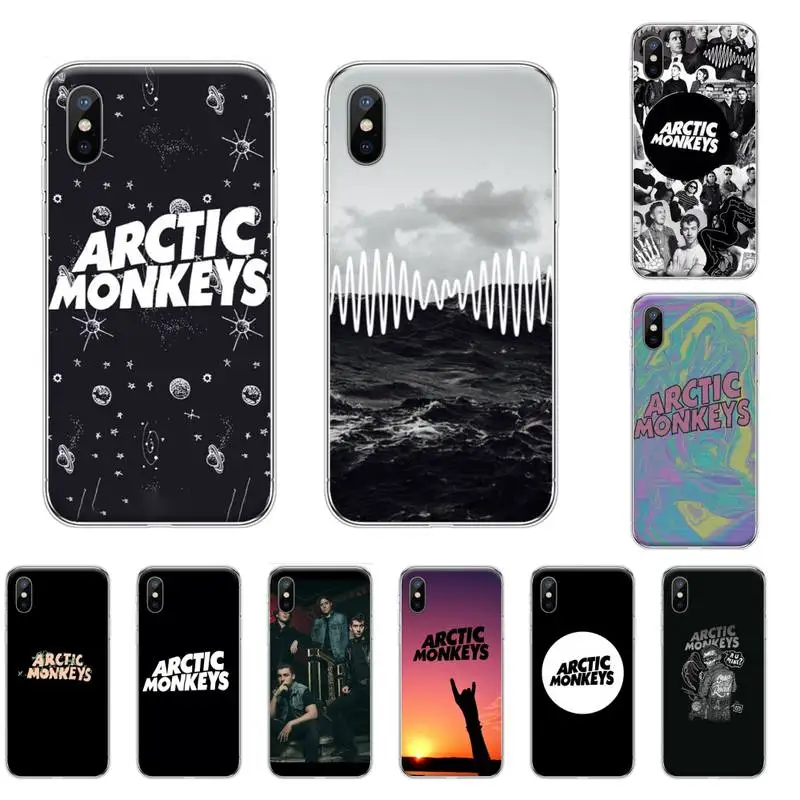 Arctic Monkeys Rock Band мягкий чехол для телефона из ТПУ iphone 4 4s 5 5S SE 5C 6 6S 7 8 plus X XS XR 11 PRO MAX |