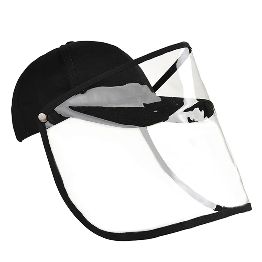 Anti-Saliva Anti-Spitting Safety Baseball Hat Cover Windproof Anti Fog Dust-Proof for Women and Men