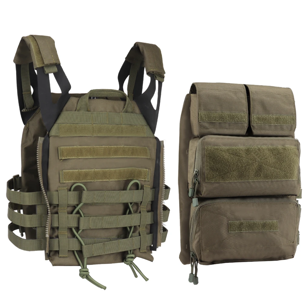 OD Тактический жилет JPC 2,0 Jumpable Plate Carrier легкий на молнии панель Чехол Molle Охота страйкбол Пейнтбол Аксессуары нейлон - Цвет: OD