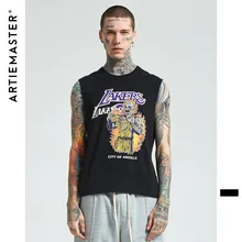 Artie мужская одежда | Весна и лето без ручного принта Лейкерс баскетбол спорт случайные новые продукты-мужской жилет