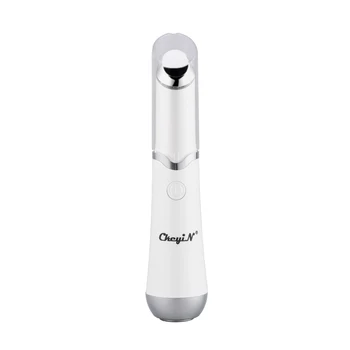 

Mini Electric Thermal Eye Massage Wand LED Photon Dark Circle Remover USB Charging Heated Anti Wrinkle Ionic Eye Massager Pen 31