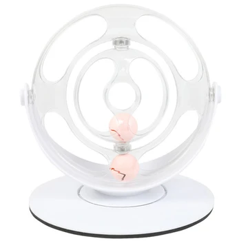 

Funny Cat Pet Toy Cat Space Ring Puzzle Toy Cat Intelligence Game Disk Interactive Toy Cat Rotation Training Ball