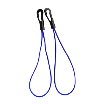 

3mm Marine Bungee Elastic Shock Cord Loop with Plastic Hook 48cm Blue