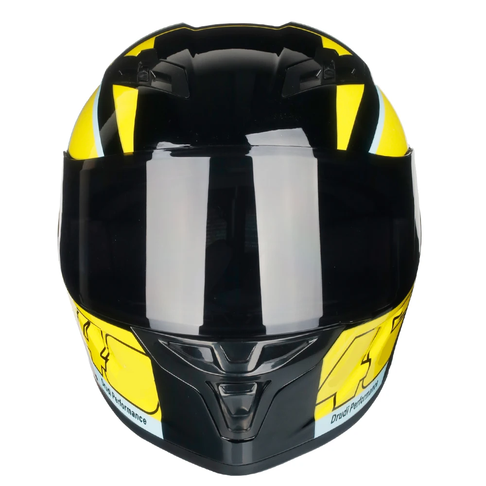 Полный шлем мотоцикла DOT Сертифицированный мотокросса внедорожный casco de Moto Cascos Para Moto Devil Horns Racing