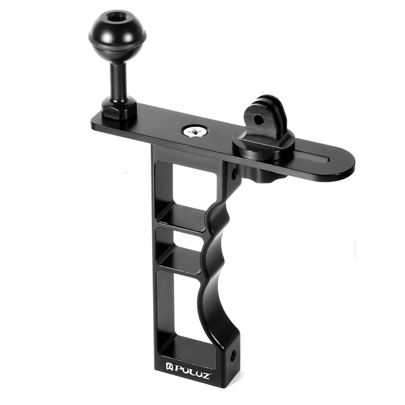 Single Hand Diving Photography Bracket Handheld CNC Aluminum Monopod with Ball Head For GoPro SJcam Yi DJI OSMO Action Cameras (6)