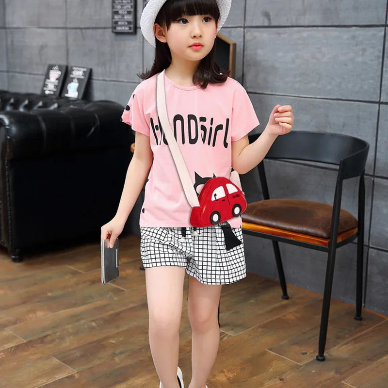 New Cartoon Canvas Shoulder Bag Korean Car Baby Girls Crossboby Bag Messenger Cute Xmas Gits for Children Small Hand Bags Sac