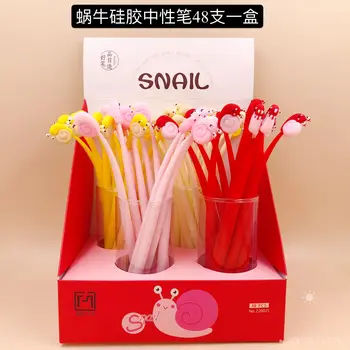 

48pcs Gel Pens Dream catcher black colored kawaii gel-ink pens pens for writing Cute stationery office school supplies 0.5mm