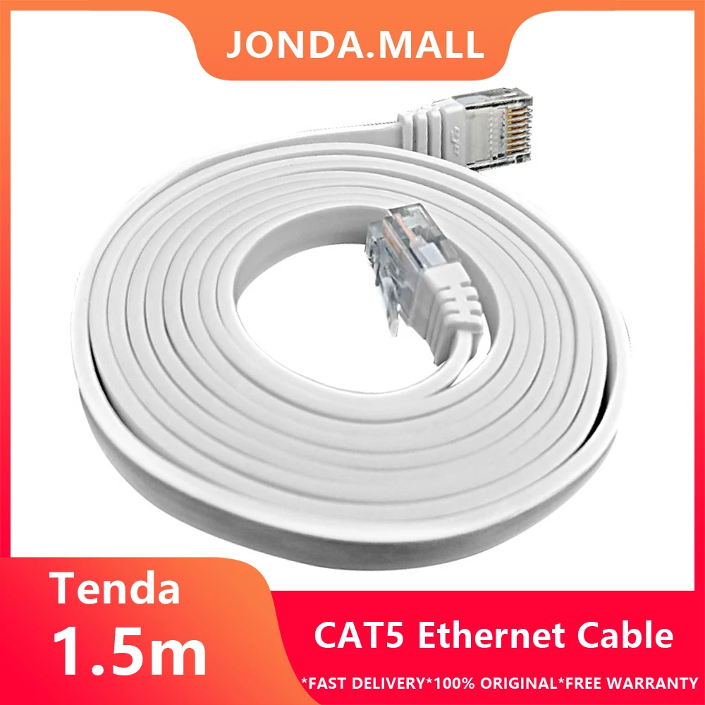 

Tenda 8-pin Gigabit RJ45 CAT5 Ethernet Network LAN Cable Flat UTP Patch switc Router Interesting Lot top quality feb