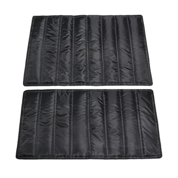 

2Pcs Black Cotton Car Roof Hardtop Heat Insulated Cotton Kit for Jeep Wrangler 97-06 Car Styling Accessories