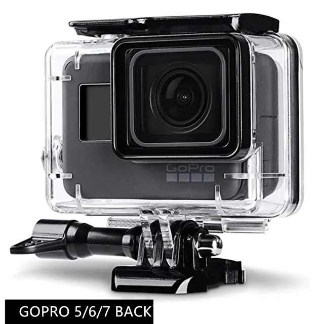 45m Underwater Waterproof Case for GoPro Hero 7 6 5 Black Diving Protective Housing Mount for Go Pro 7 6 5 Black Accessory 1