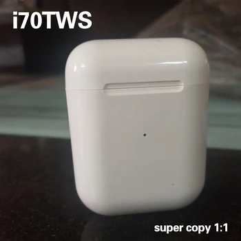 

I70 TWS Pop-up Bluetooth 1:1 Copy Wireless / Wired Charging 4D Mobile Phone Stereo Headset Separate Use Bass Earphones pk i77