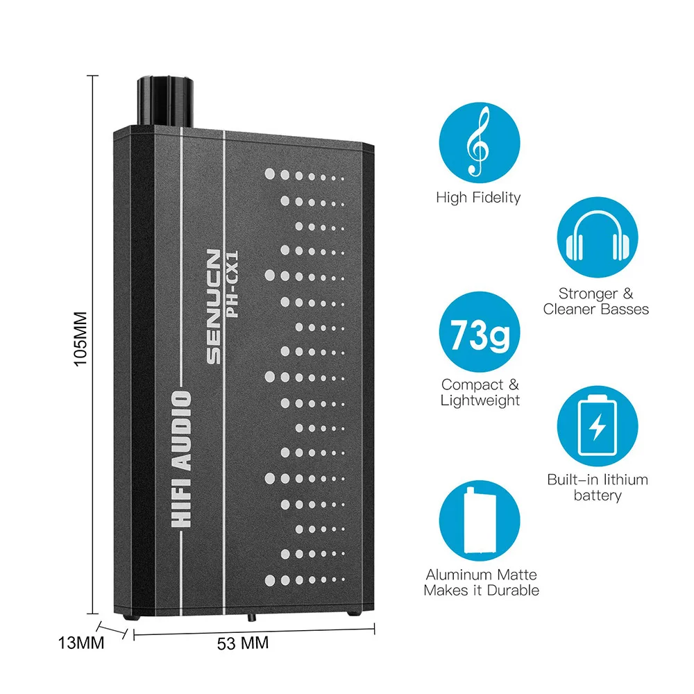 SUCA Mini HIFI Fever High Power Headphone Amplifier Portable Ear Amplifier With Dual NE5532 Op Amp For Mobile Phone DIY