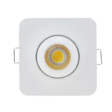 10 шт./лот, регулируемый, 3 Вт, COB, светодиодный светильник, s, поверхностный монтаж, потолочный Точечный светильник, Круглый/квадратный Точечный светильник для спальни, AC90-260V, DC12V