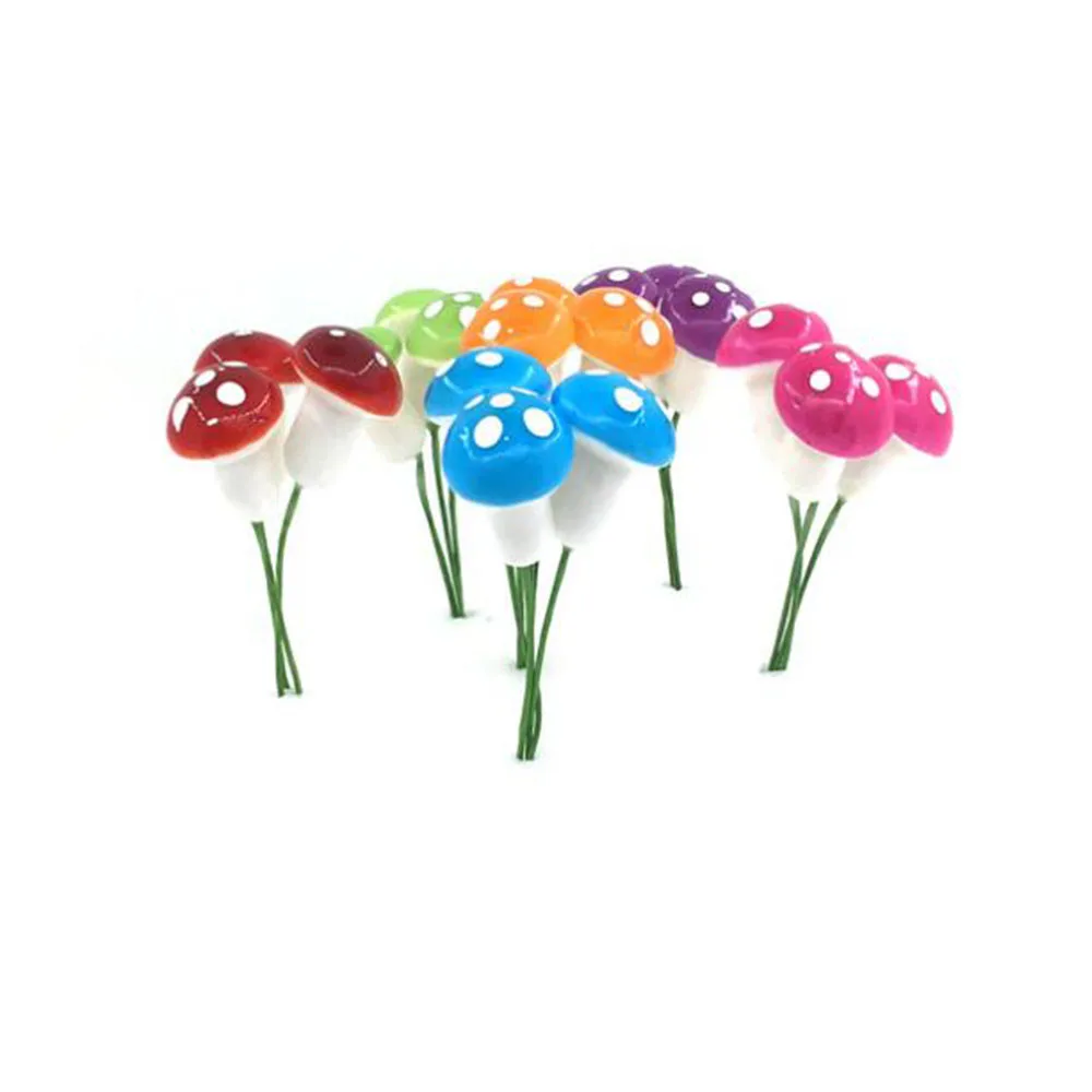 12 шт. мини пенный гриб искусственные цветы для свадьбы гриб украшения DIY ВЕНОК подарок Скрапбукинг Ремесло бактериум