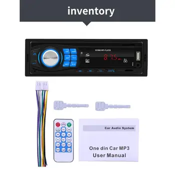 

Car Radio 12V Car Stereo Radio FM Aux-IN Input Receiver SD USB In-dash 1 din car MP3 Multimedia Player