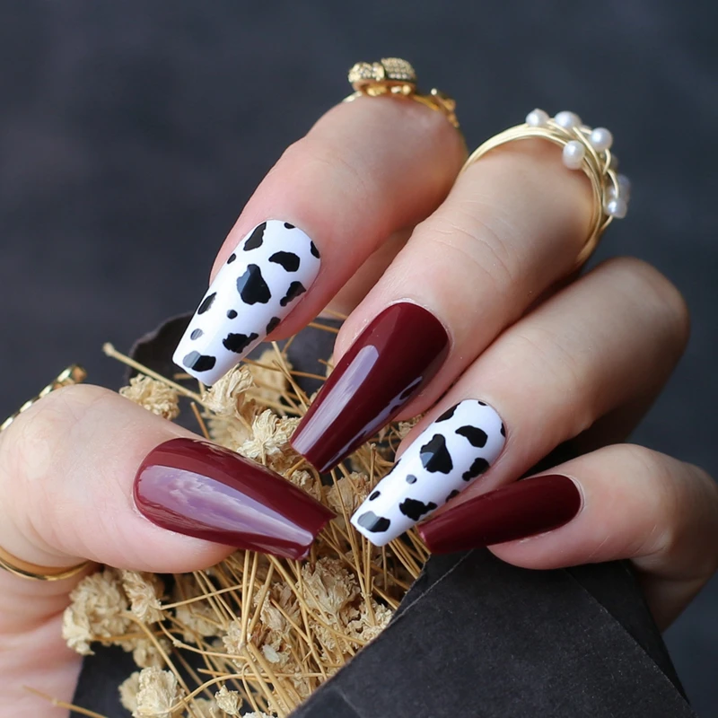 Cow Print Nails – Revel Nail - Revel Nail Blog