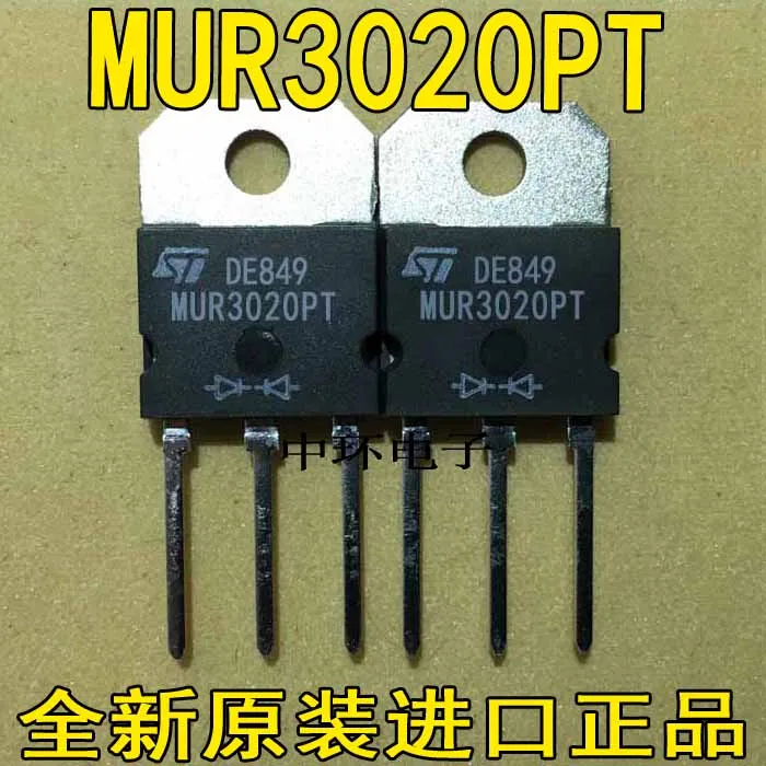 10 шт./лот MUR3020PT 30A 200V TO-247