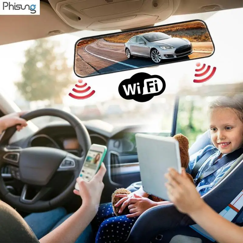 4G Android 5,1 Автомобильный видеорегистратор Камера gps Nav ADAS зеркало заднего вида Dashcam сенсорный экран упаковка и транспортировка в оригинальной коробке