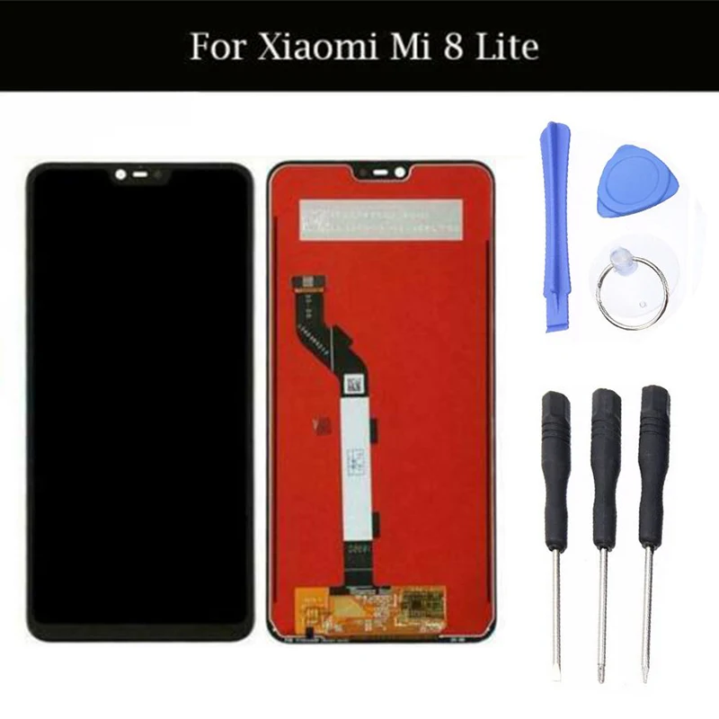 

Mobile Cell Phone LCD Display Touch Screen Panel Assembly Repairment Compitable For Xiaomi Mi 8 Lite Phone Part Accessories