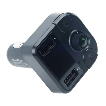 

1x Car Bluetooth 4.0 MP3 Player TF U-Disk Dual USB Charging FM Transmitter Black