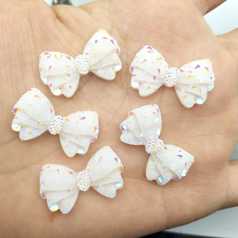 20 шт яркие DIY плоские с задней стороны смолы бабочка-узел мобильного телефона/шпилька декоративное произведение искусства, 14 мм* 22 мм