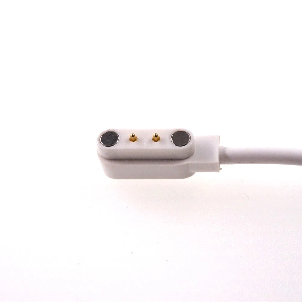 1 pcs Charging cable magnetic Pogo Pin Connector 2 Pin 4.0 mm Pitch Adapter USB A Connector Male 60 cm Length Magnet charge
