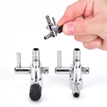 

Aquarium Tank Air Pump Air Flow Tube Pipe Line Stainless Steel Control Valve Air Pump Accessories 4 Ways Aquarium DIY