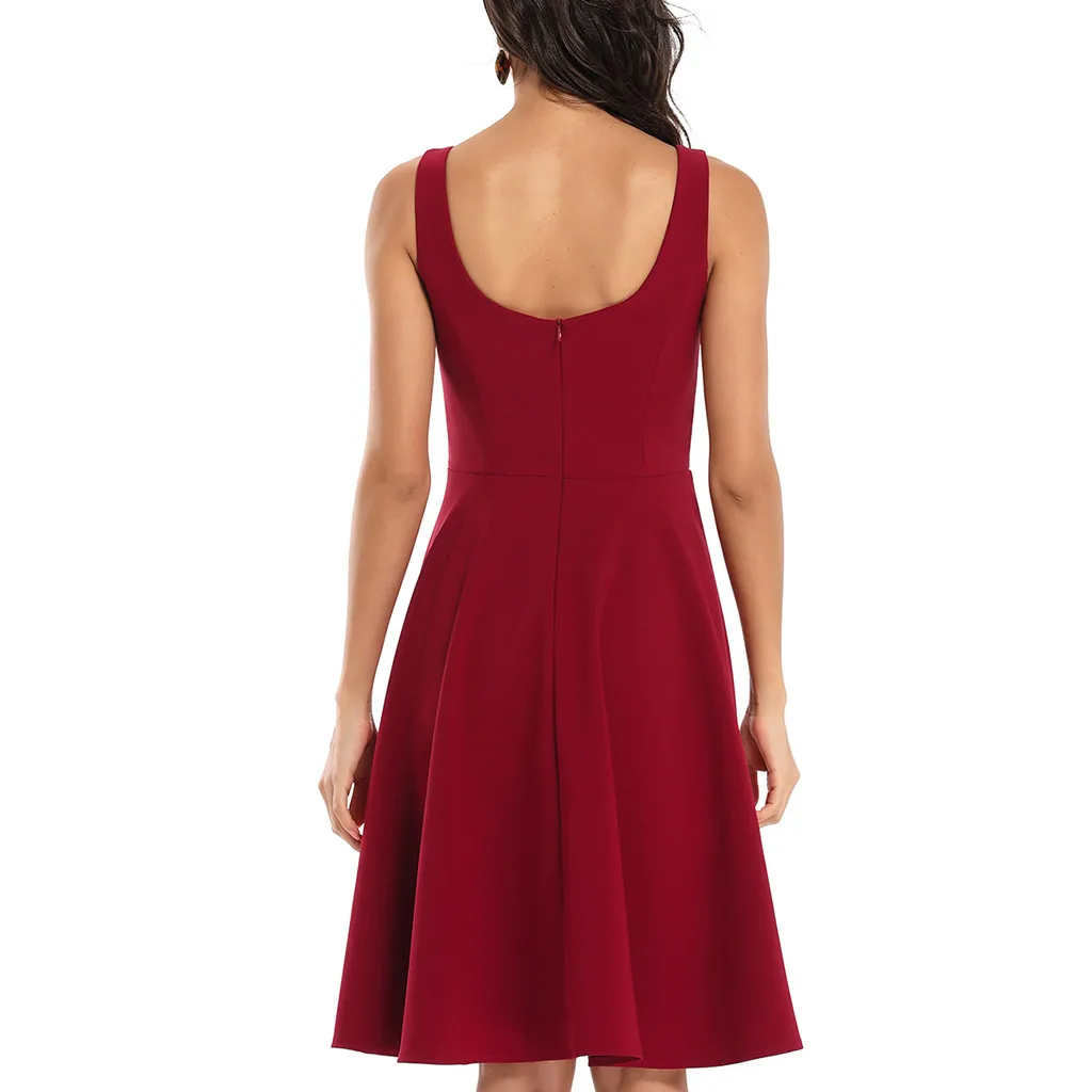 Vestidos женские платья, винтажное модное Стильное однобортное женское платье с поясом, сексуальные платья с v-образным вырезом, женская одежда