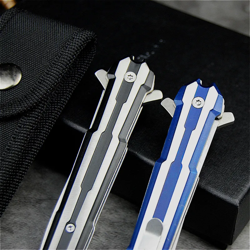 Японский " острый складной нож 60HRC открытый североамериканский охотничий нож сумка для выживания EDC Инструмент Тактический нож+ рукав