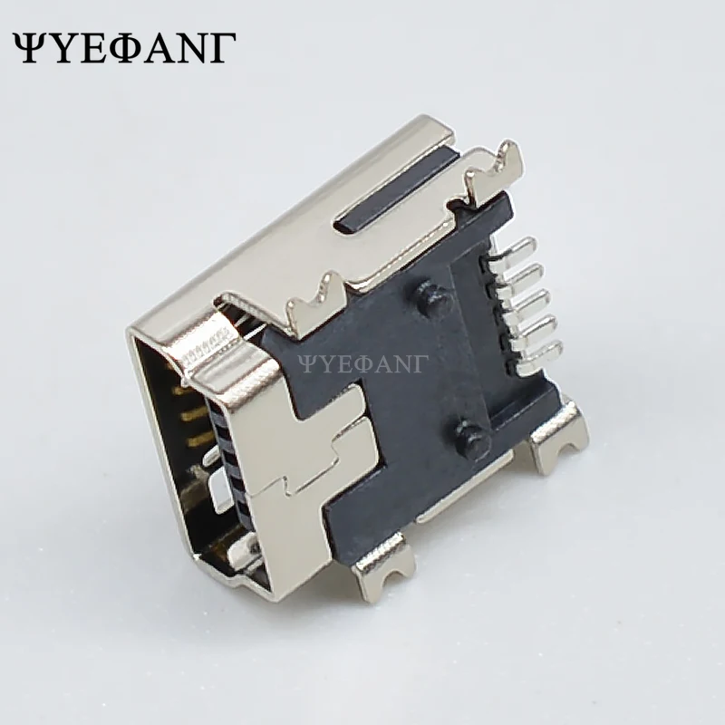 10 шт./лот Мини USB 5 контактный гнездовой разъем 4 фута для задней