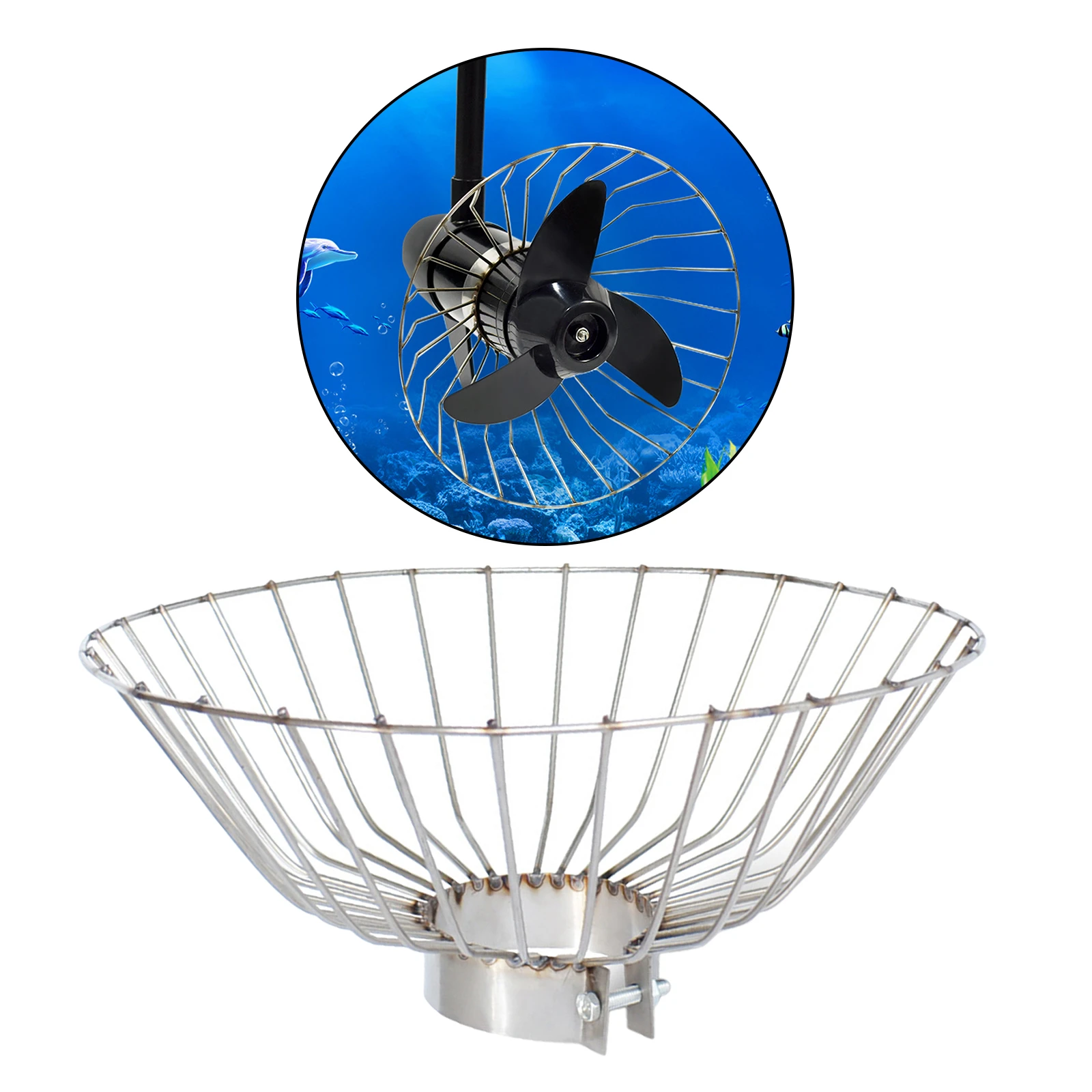 Marine Stainless Steel Outboard Moto Boat Propeller Cover Cage
