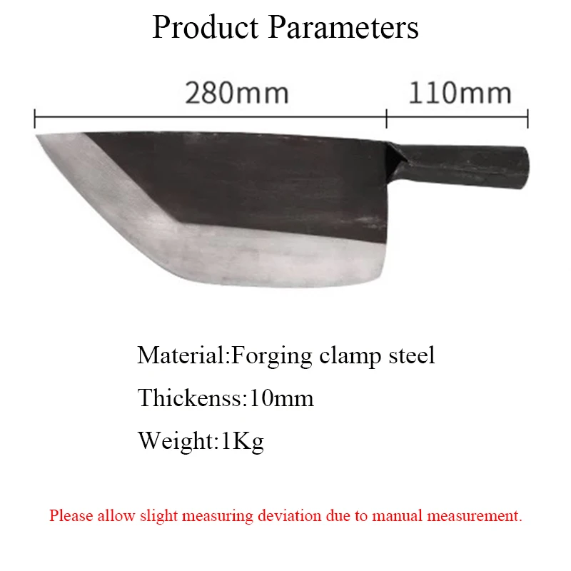 Stainless Steel Handmade Forged Butcher Knife Chinese Knife Chopping Butcher Knife Meat Cleaver Kitchen Knife Chef Knives