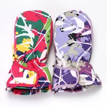 GloryStar, лыжные перчатки, детские, унисекс, модные, подходящие цвета, лыжные, теплые, вязаные, сохраняющие тепло, для альпинизма