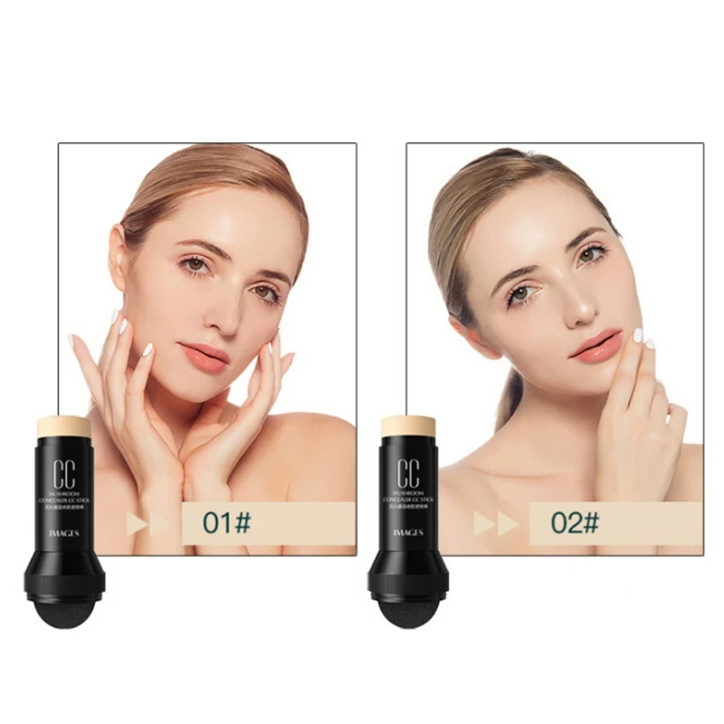 Mushroom Head CC Stick Moisturizing Cover Blemishes Even Skin Color Air Cushion Cc Cream Makeup Cosmetic