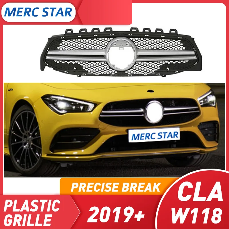 Rejilla delantera para CLA200 220d W118 GT 12,12, rejilla de diamante para cla200 220d W118