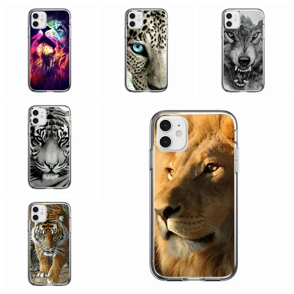 MLCRIYG Soft Phone Case For iPhone 6 6S 7 8Plus X SE 2020 TPU Colorful Unicorn Lion Leopard Pattern Fundas Q041 |