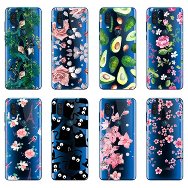 Phone Case For Motorola Moto One Power Clear Transparent Soft Tpu Back Cover Cases G5sPlus Coque Fundas | Мобильные телефоны и