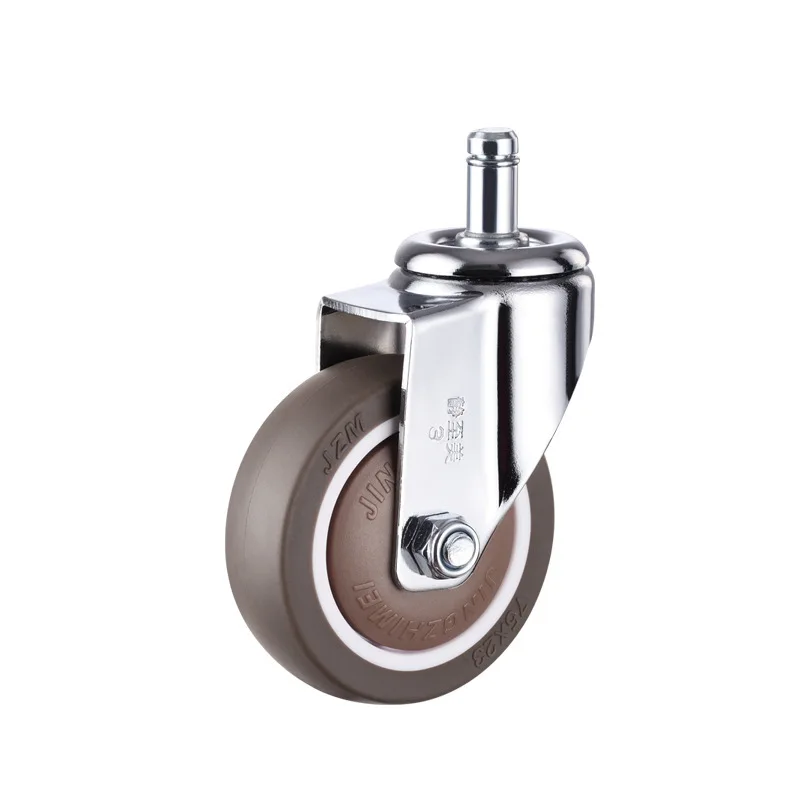 4 Pack 5-Inch Industrial Caster Wheels – 242 Lbs Capacity Each, Swivel With Dual Locking, Noiseless For Carts & Workbenches