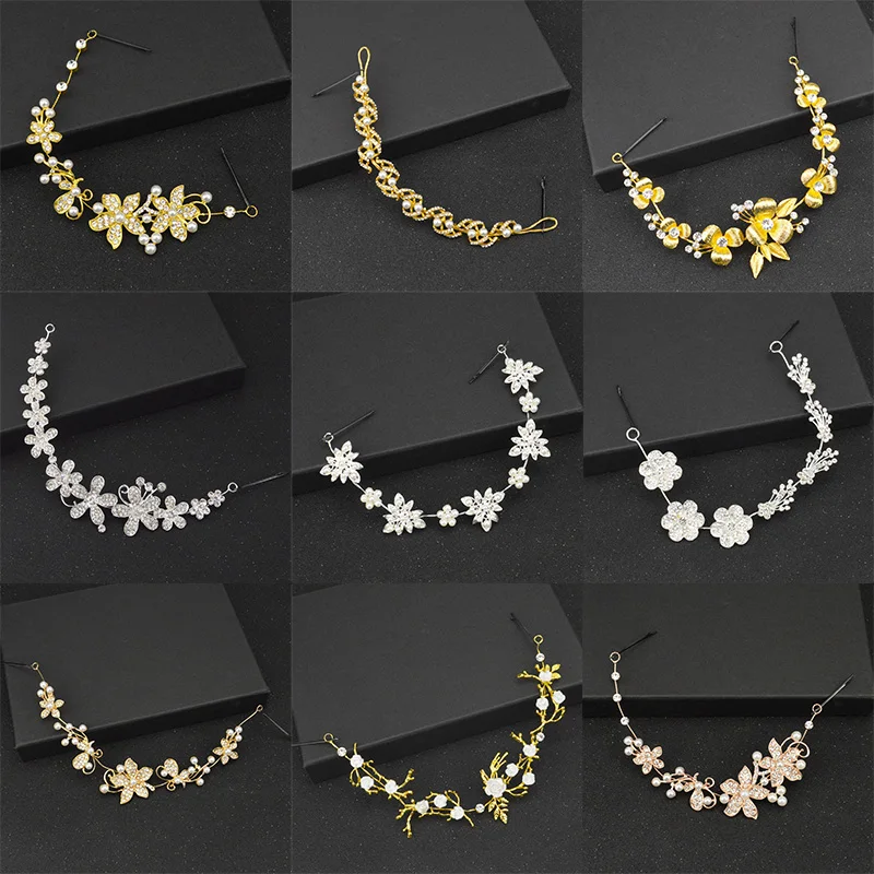 Повязка на голову ручной работы в стиле барокко для невесты Модный свадебный