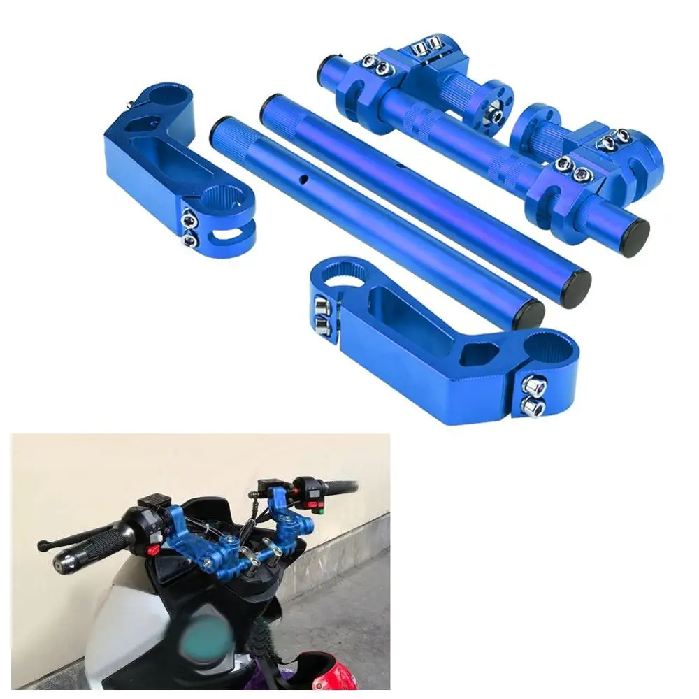 Мотоцикл CNC Регулируемая перекладина руля 7/" 22 мм съемная ручка бар система 125cc питбайк Байк Мотоцикл Скутер