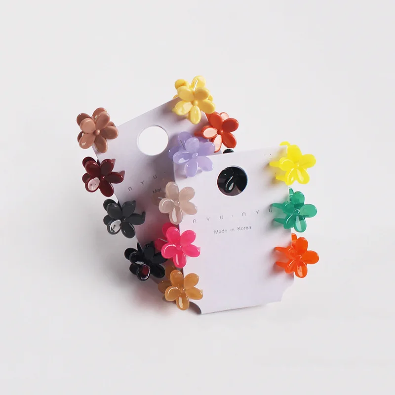 INS Flower Small Grip Weep Yafeng Цвет Южная Корея Девушки Банг заколки энергичный милый сладкий боковой зажим