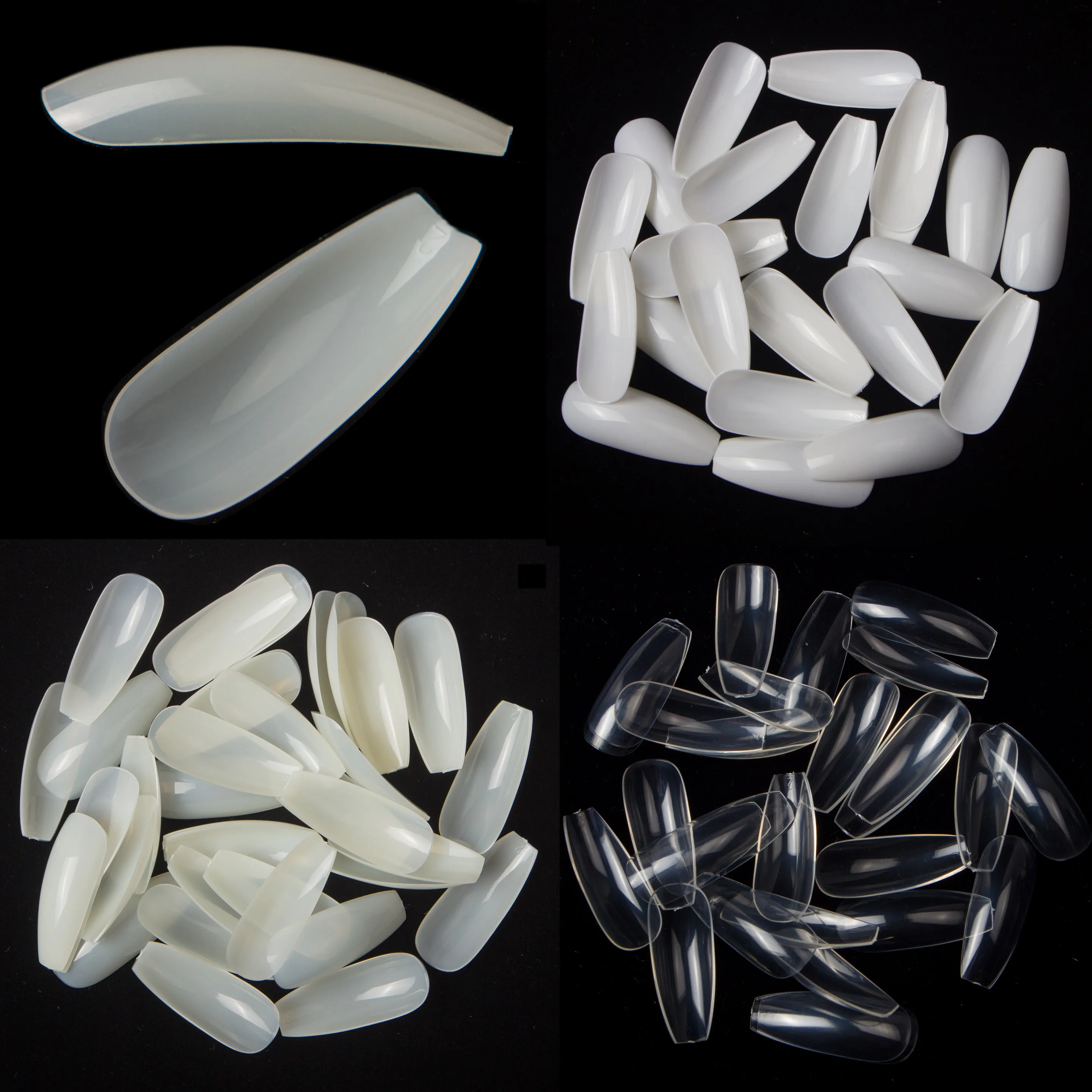 100 шт. в упаковке накладные ногти форме балерины искусственный гроб советы для