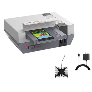 

RETROFLAG for NESPi 4 Case with SSD Cartridge USB-C Adapter Cooling Fan for Raspberry Pi 4 ModelB Nespi4 Case US Plug