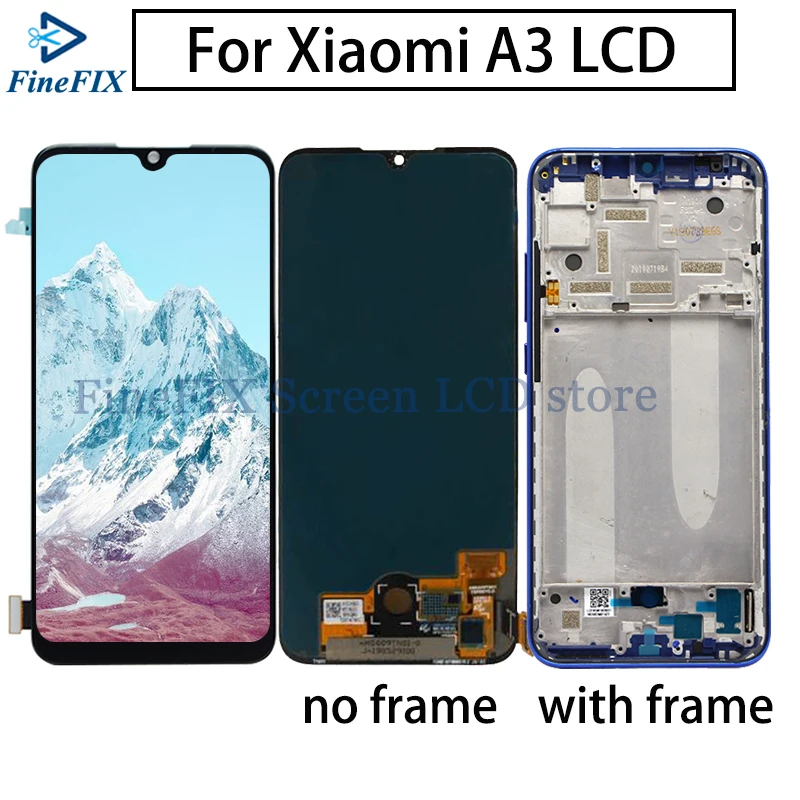 ЖК-дисплей OLED для XiaoMi MI A3 с рамкой MIA3 ЖК-дигитайзер в сборе запасные части дисплей