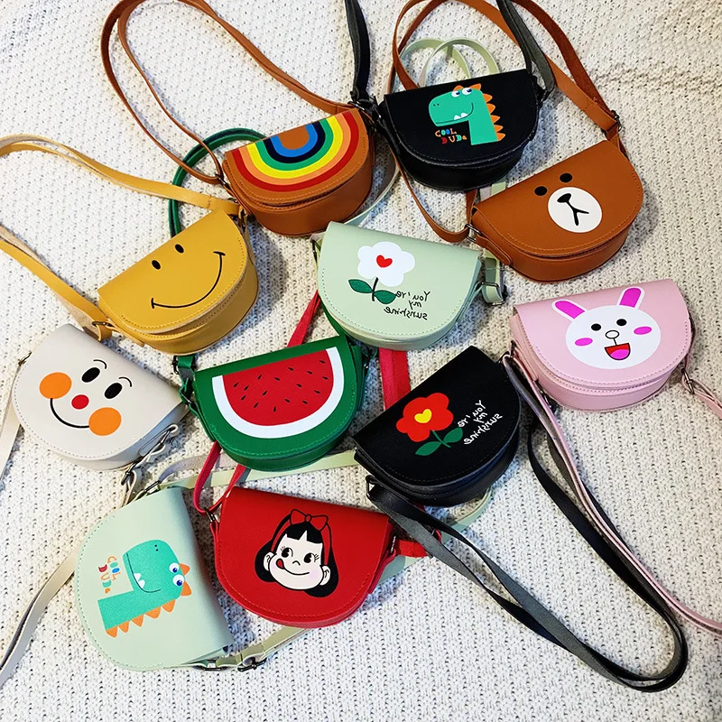 

Children's Bags 2019 New Style Cute Cartoon Shoulder Bag Fashion Girls Bag Western Style Kids Accessories Small Shoulder Bag
